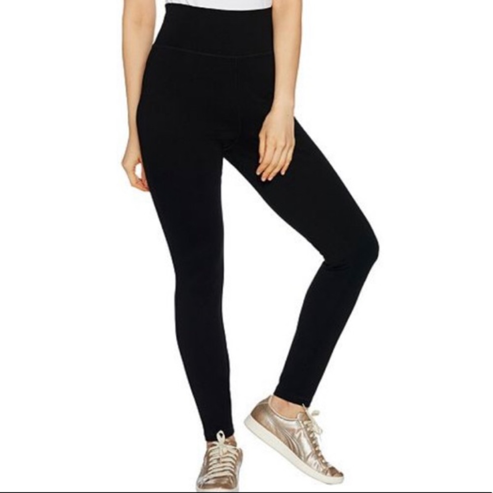 Peace Love World High-Waist Black Leggings